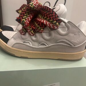 Lanvin Kids Sneakers with White and Black Accents